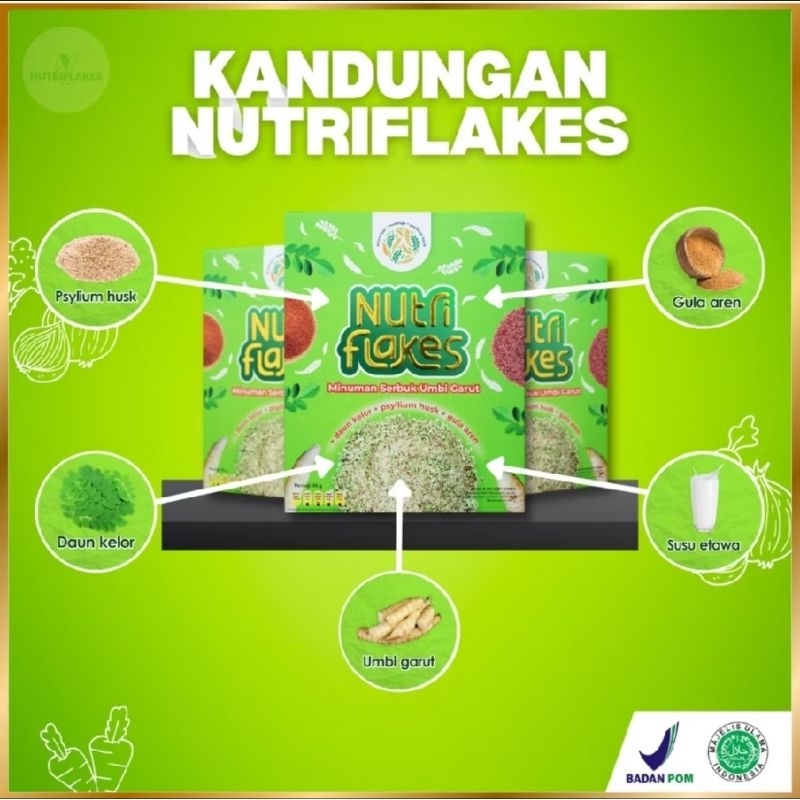 

NUTRI FLAKES Minuman Serbuk Umbi Garut
