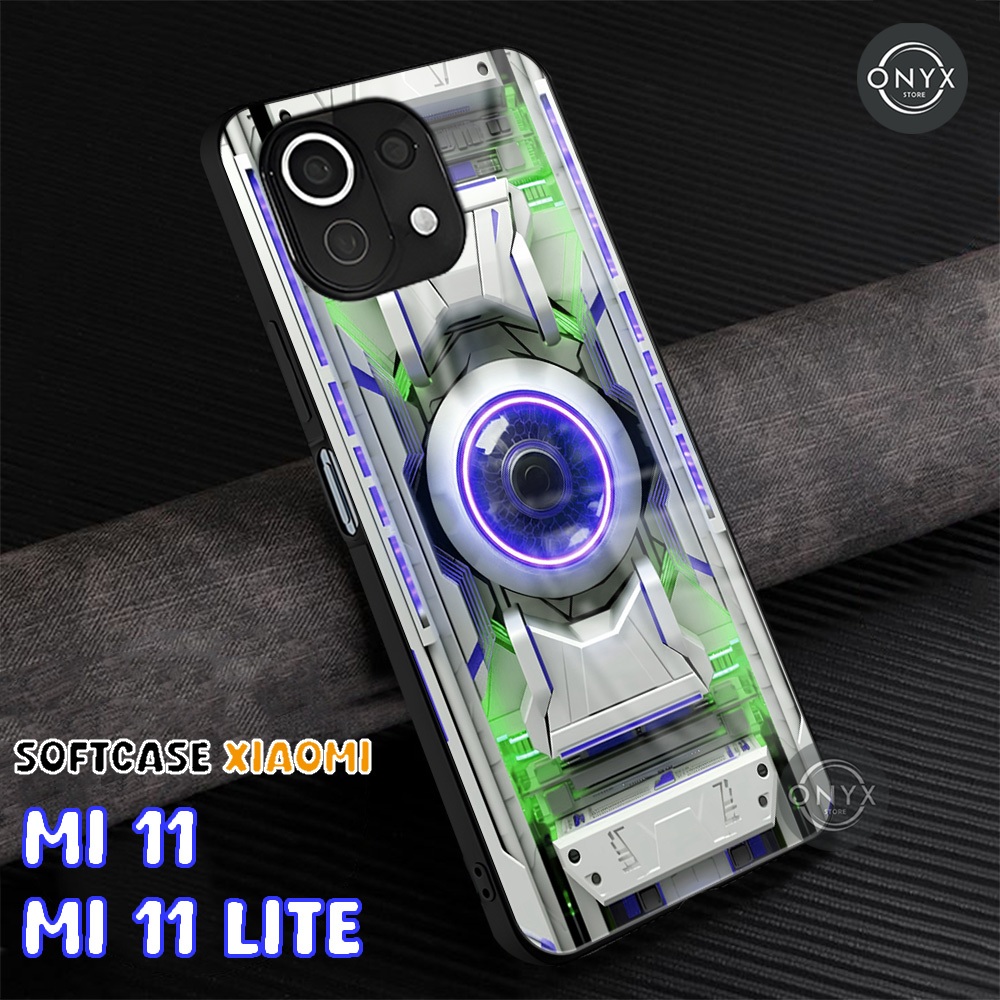 [AA10] SOFTCASE XIAOMI MI 11 | 11 LITE | Casing Kilau Glossy Mi 11 11 Lite | MACHINE  | Kesing Keren