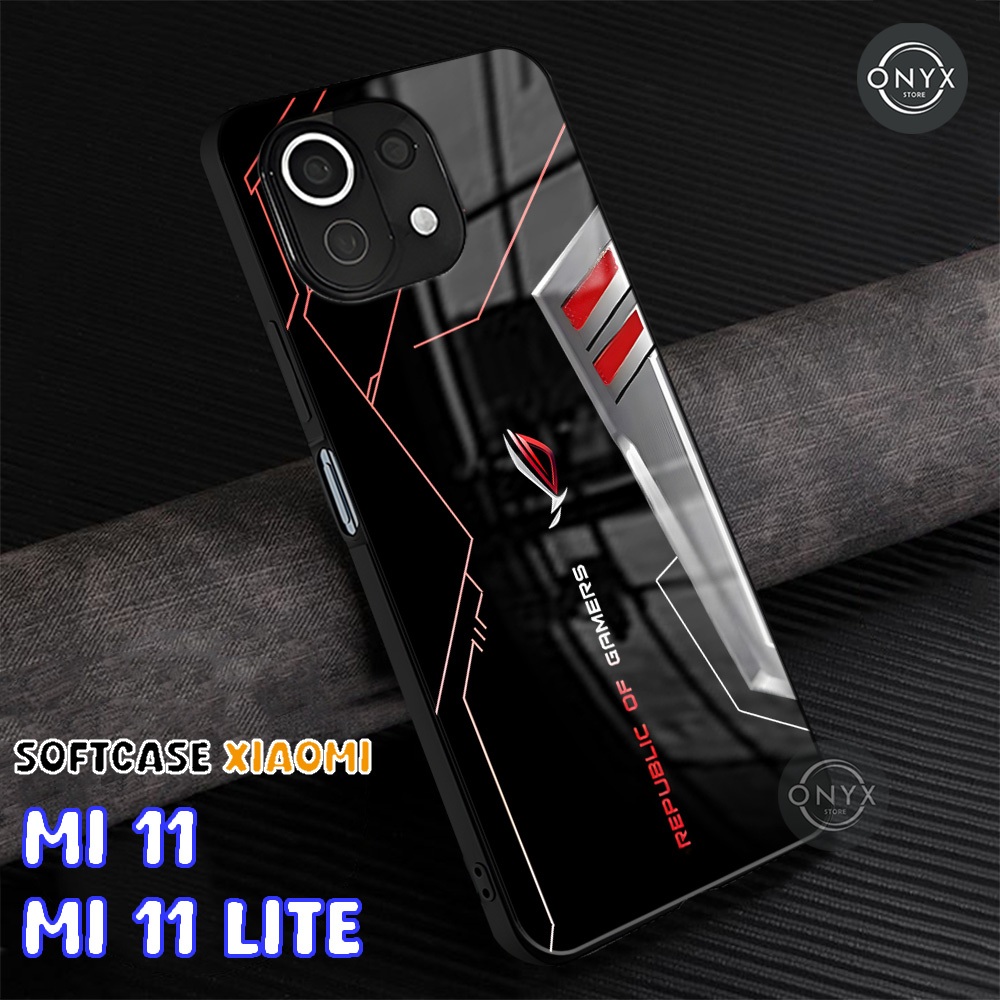 [AA16] SOFTCASE XIAOMI MI 11 | 11 LITE | Casing Kilau Glossy Mi 11 11 Lite | ROG | Kesing Keren Lucu