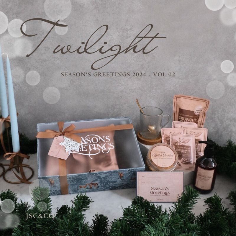 

TWILIGHT VOL 02 Hampers Natal 2024 Jscnco Christmas Hampers, Parcel Natal. Tahun Baru. Season's Greetings Hampers Ready Stock