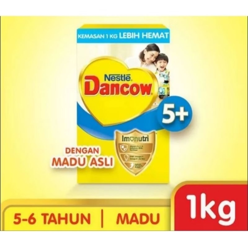 

nestle dancow 5+ madu asli dan vanila 5-7 tahun 1kg