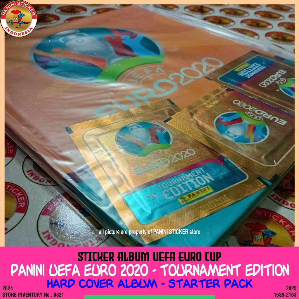 PANINI STICKER ALBUM UEFA EURO 2020 TOURNAMENT EDITION : STARTER PACK ALBUM : AUTHENTIC & LICENSED P
