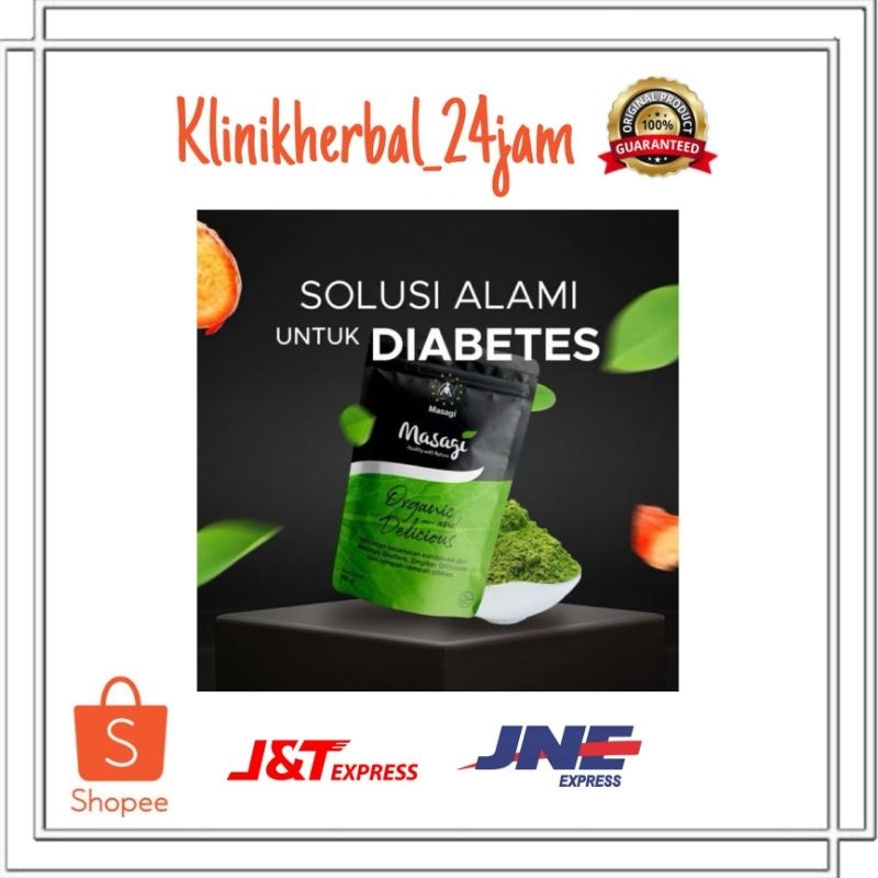 Masagi Kemasan 215gr obat diabetes - herbal diabetes - membantu menurunkan gula darah MASAGI ORIGINA