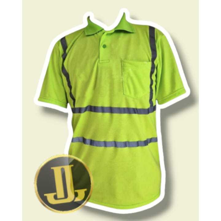 Kaos Safety Polo Berkerah Lengan Pendek