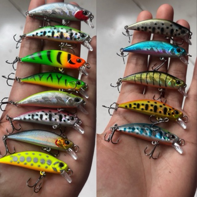 [ NEW ]1 Biji Minnow Replika King of Lure, Replika Ryuki 5cm 5g