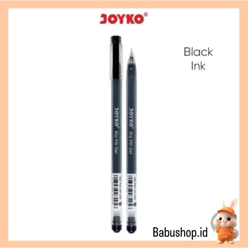 

Star BBS Pulpen Gel Pen Joyko GP-330 Big Fill 0.5 mmTinta Hitam (1pcs)