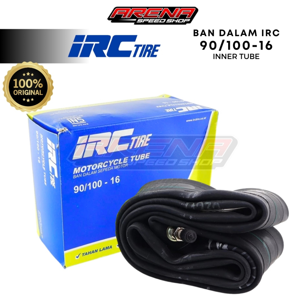 IRC Inner Tube Ban Dalam 90/100-16 Ban Dalam Belakang KLX Ukuran 90 100 Ring 16 Original IRC Tire
