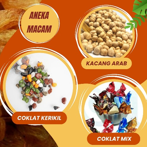 Aneka Cemilan Jajanan Makanan Khas Arab Oleh Oleh Haji dan Umroh Kemasan Standing Pouch Hemat