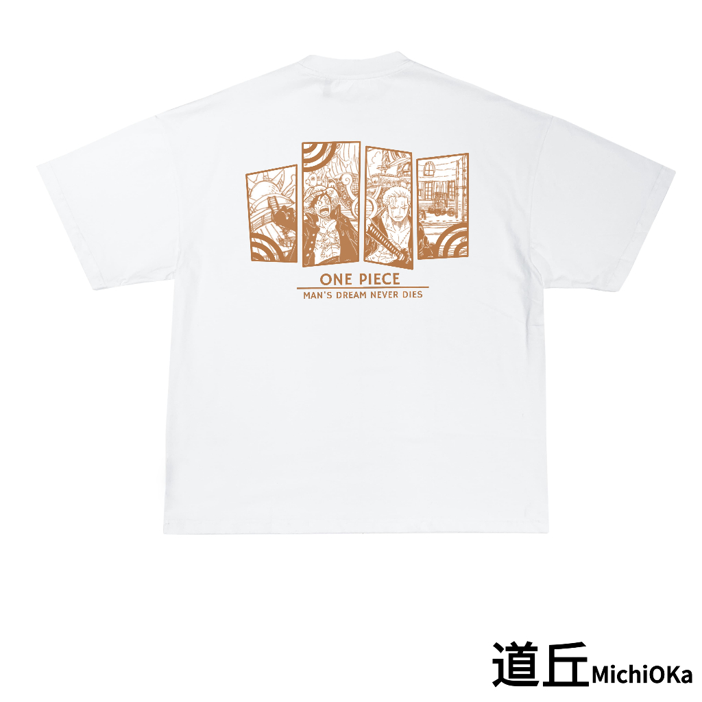 One Piece Kaos Putih