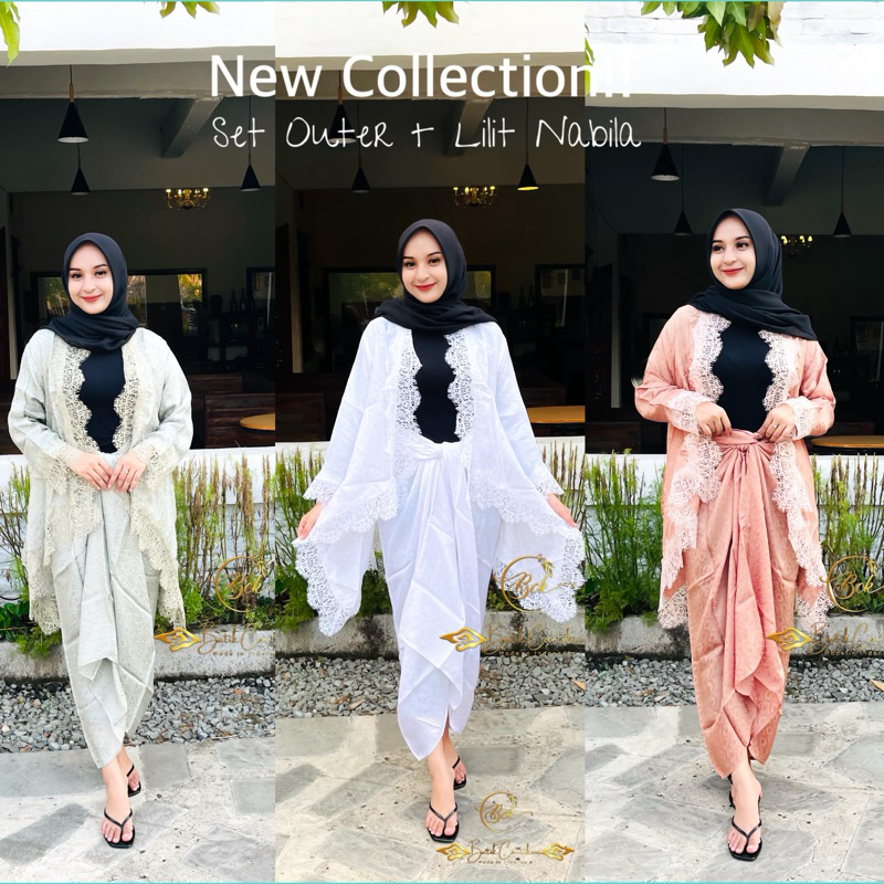 Set Outer Lilit Nabila_ Batik.Cantikuu | Set Viscose | Setelan Viscose