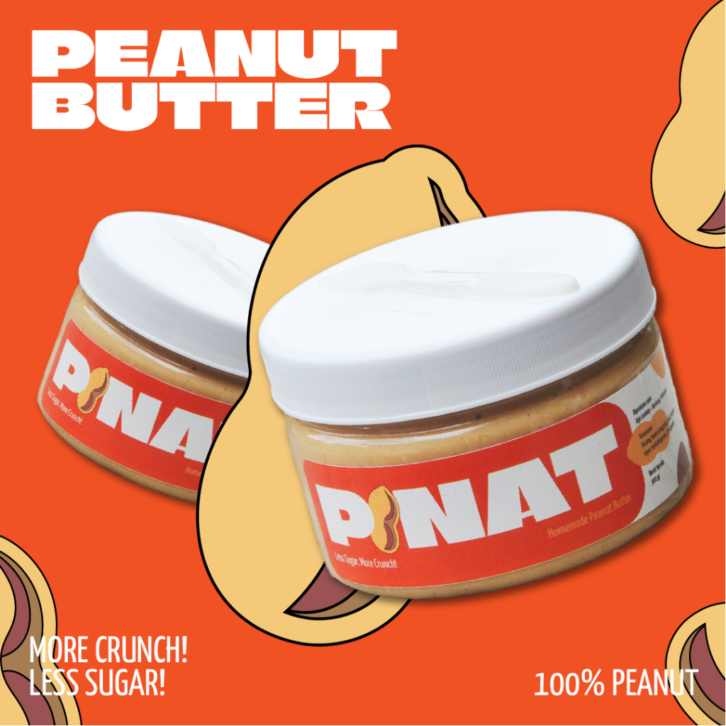 

PINAT Crunchy & Less sugar Peanut Butter by Jojo Cookies
