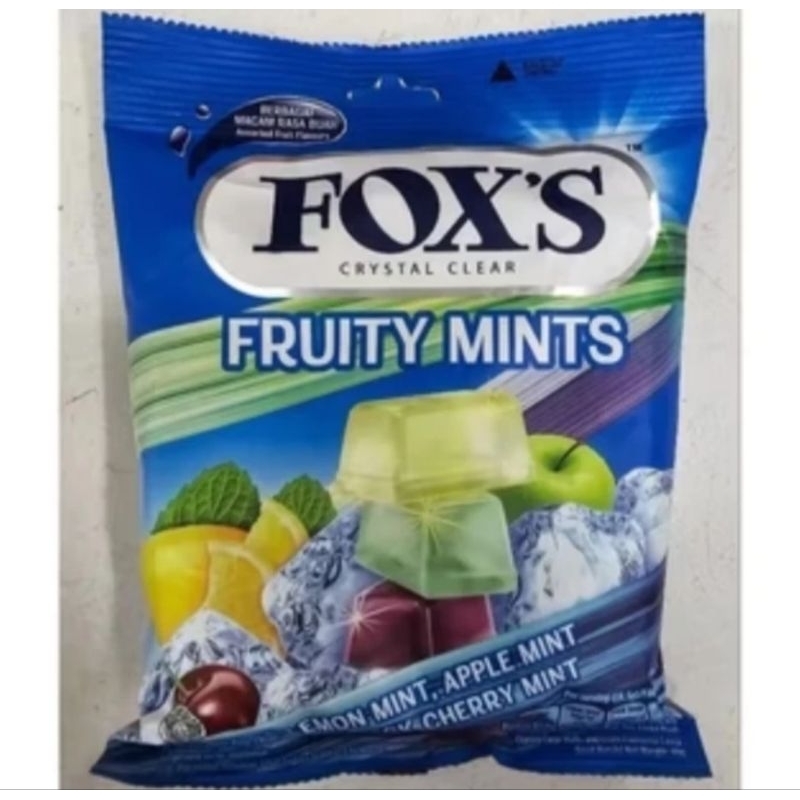 

Permen FOX'S Fruit mint Oval LEMON MINT & APPLE MINT 125Gr