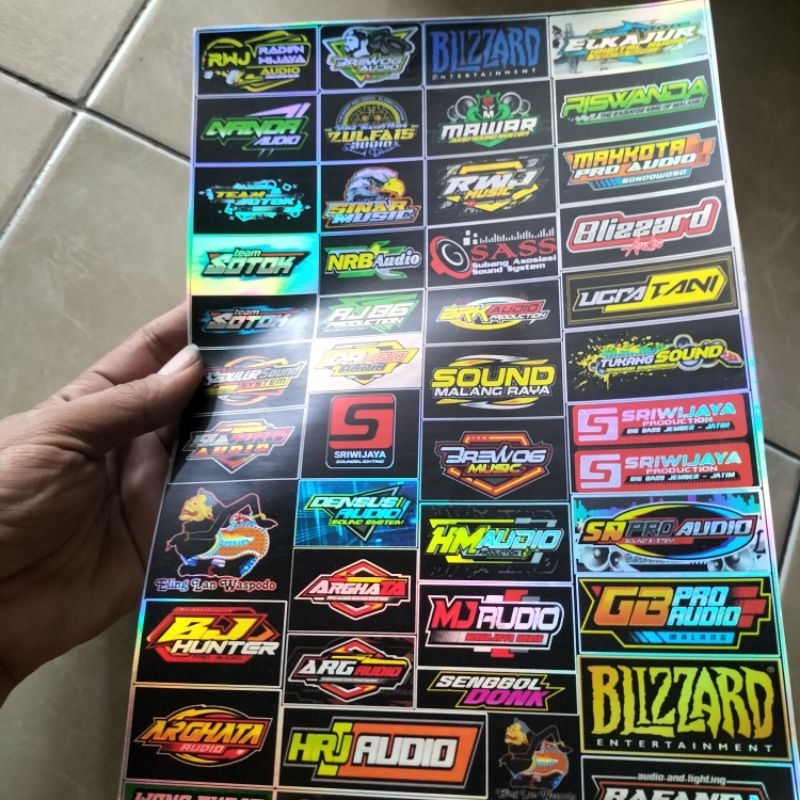

STIKER SOUND | STIKER BREWOG AUDIO | STIKER RWJ AUDIO | STIKER HOLOGRAM | STIKER 1 LEMBAR