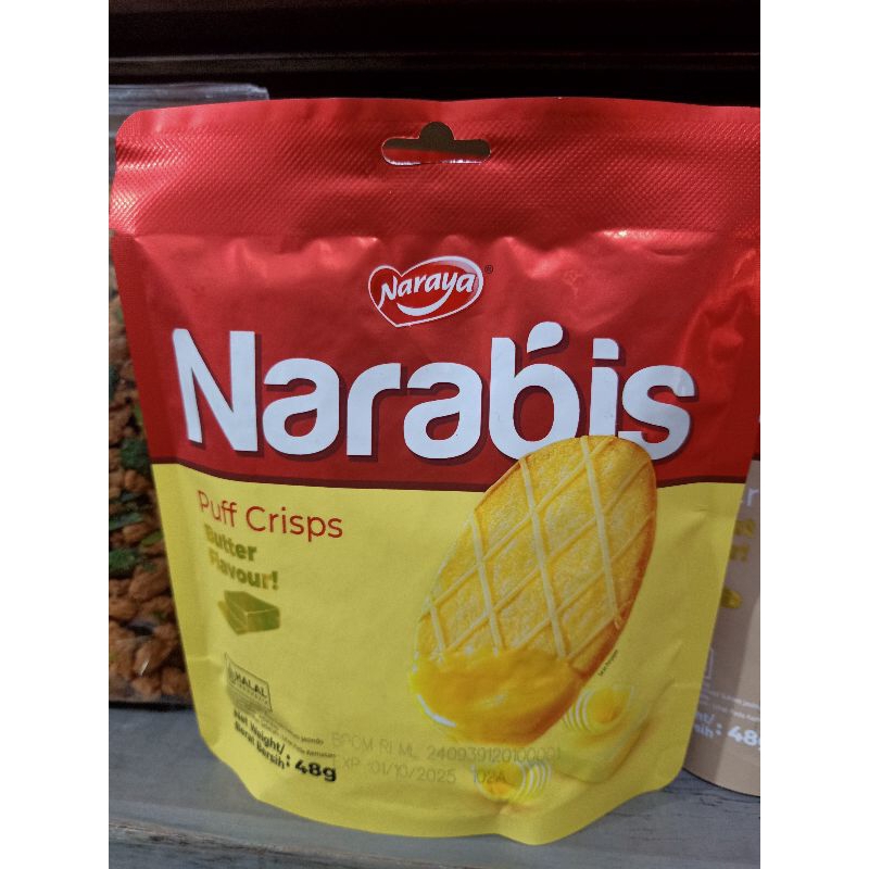 

Naraya Puff Chips Butter Flavour Narabis