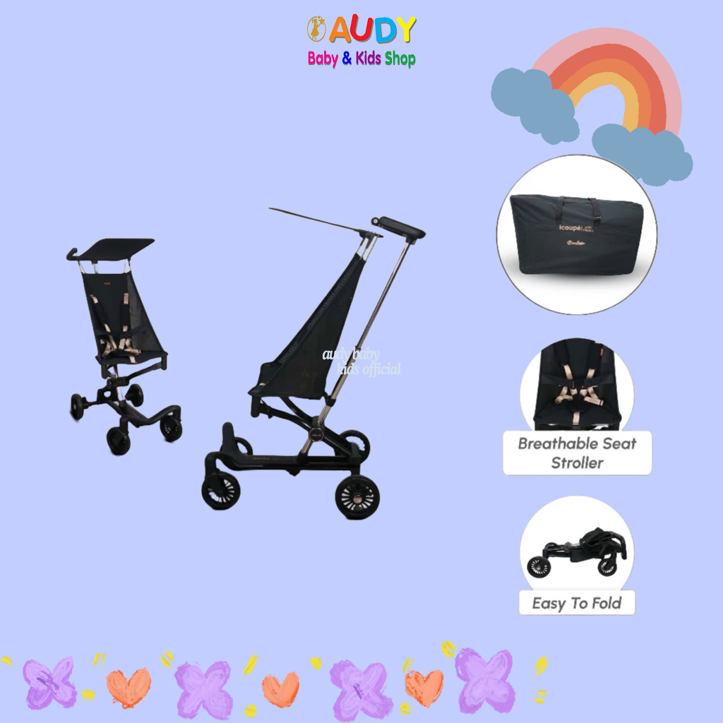 AUDY BABY - STROLLER COCOLATTE ICOUPE | KERETA DORONG BAYI | KERETA BAYI LIPAT KECIL