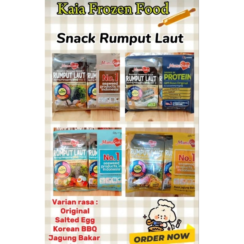 

snack rumput laut mama suka
