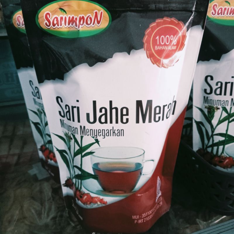 

Sari Jahe Merah Instan Sarimpon