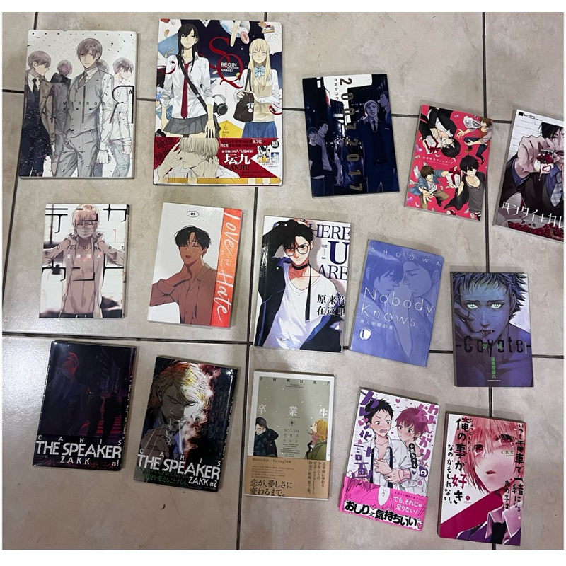 buku manga bl boys love komik and merch bekas preloved kondisi masih bagus