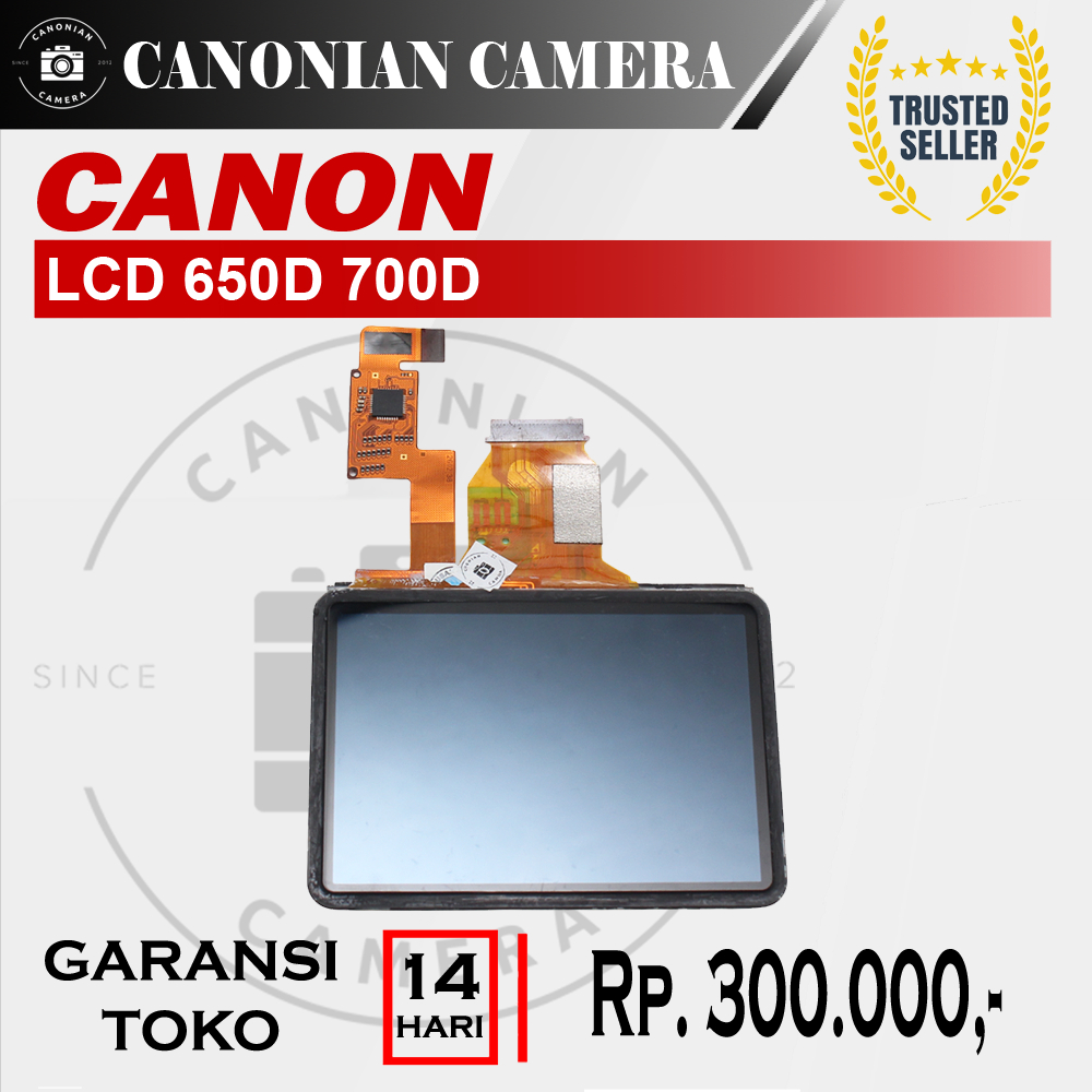 LCD Kamera Canon 650D 700D Bekas Vignete