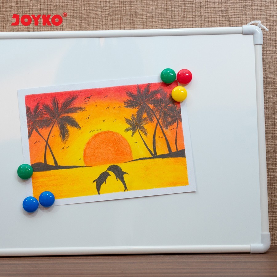 

Magnet Warna Magnet Papan Tulis Joyko MN-20-8 >Ukuran Produk : Diameter 2 cm x Tinggi 1 cm >Warna : Merah, Kuning, Biru, Hijau >HARGA 1 CARD isi 8 PCS