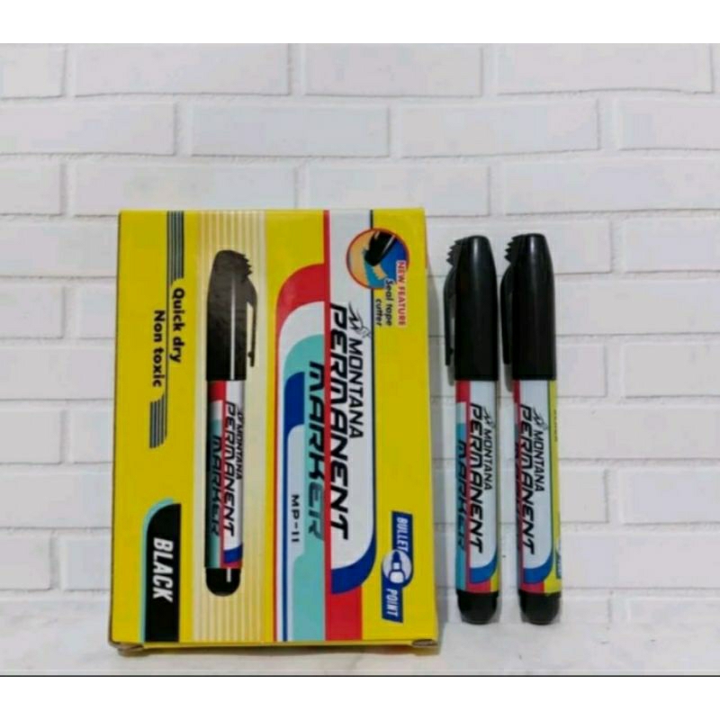 

Spidol Permanen MONTANA/Spidol Pemanen Marker MP-11/Spidol Pemanen Hitam