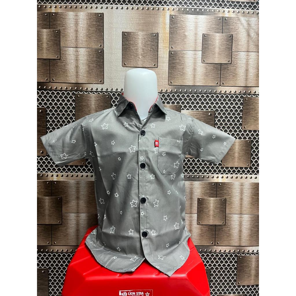 Kemeja anak laki laki atasan kemeja anak murah kemeja anak laki keren grosir kemeja anak cowok Fashi