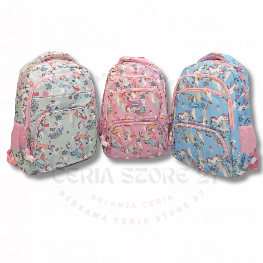 Ransel Sekolah Anak, Tas Fortune, Tas Kuda Poni, Tas Anak, Ransel Little Poni, Ransel Anak Sekolah