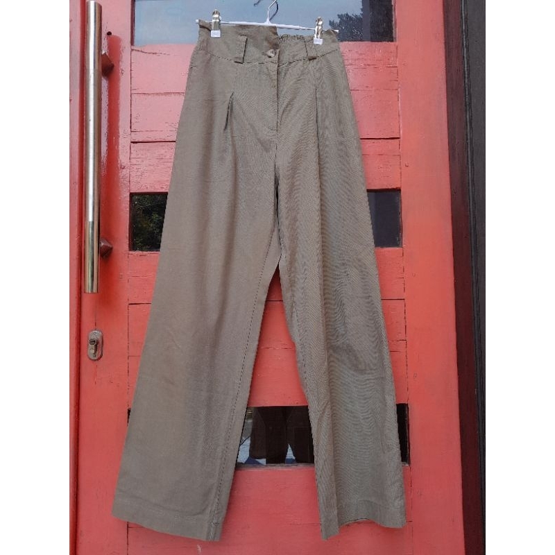 Celana Kulot Hw, Celana Kain Kulot, Celana Bahan Kulot