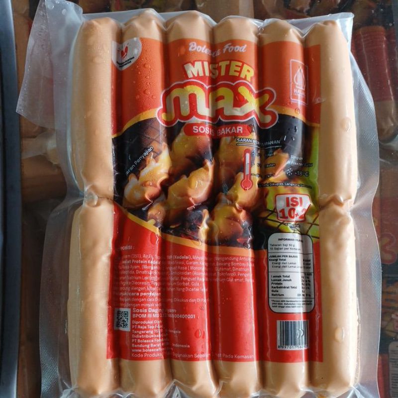 

MISTER MAX SOSIS BAKAR ISI 10+2 500 GRAM