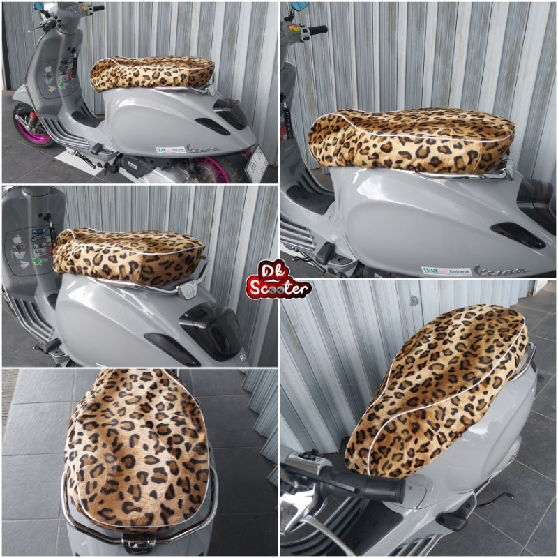 Vespa Cover Jok Leopard Vesmet Primavera Sprint S