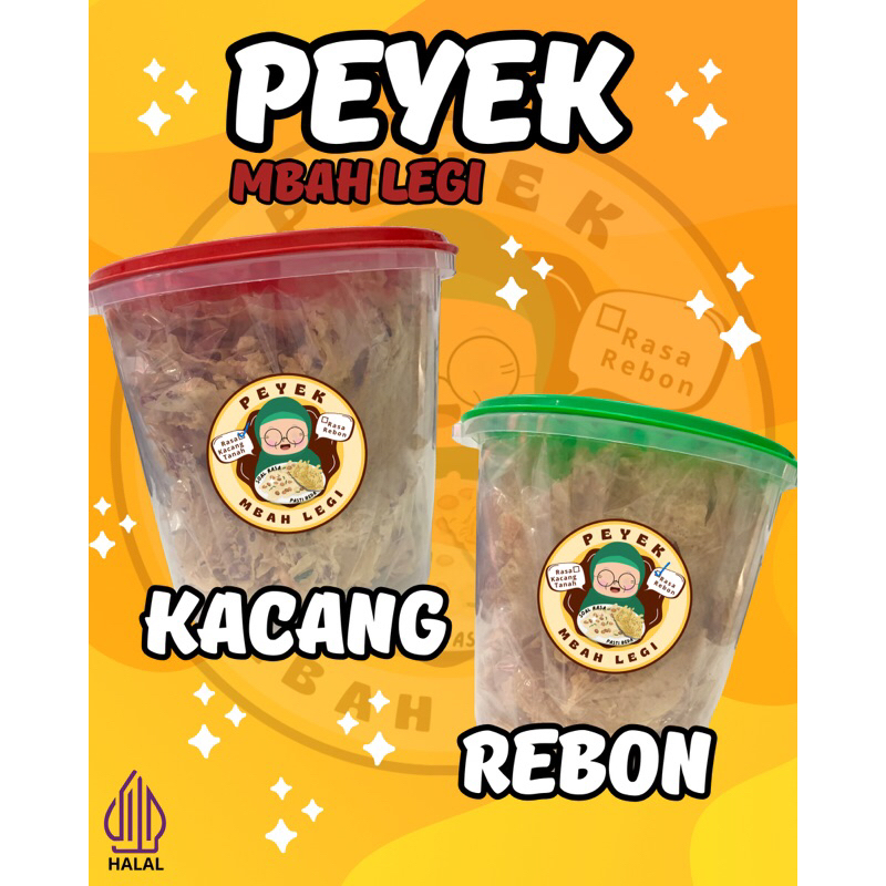 

Peyek Mbah Legi Kacang dan Udang Rebon