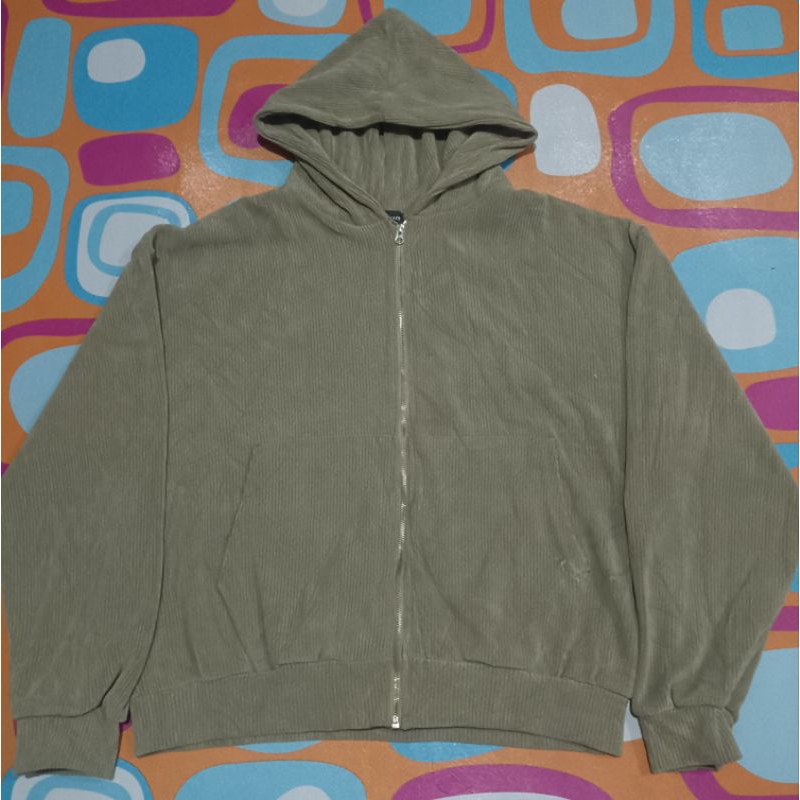 Acover Zip hoodie corduroy