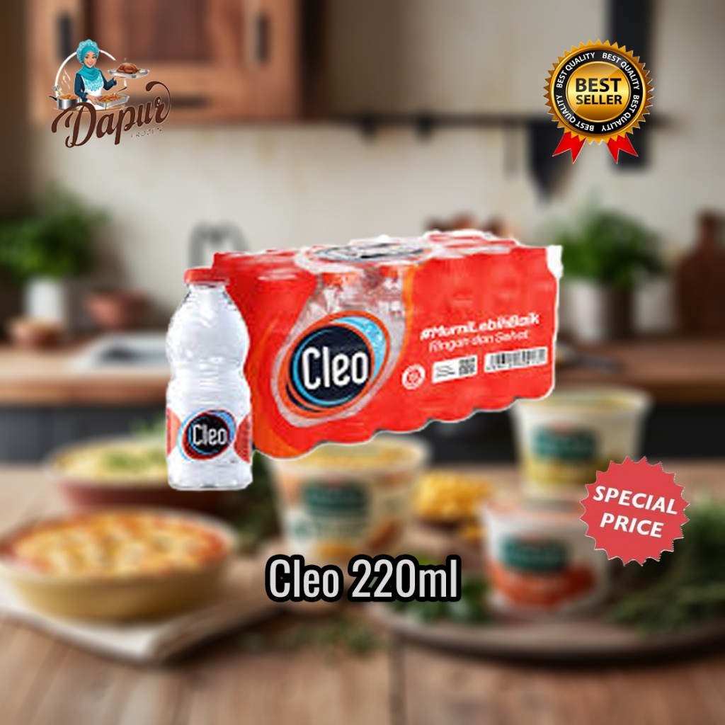 

Cleo 220 ml isi 24 Botol - Air Minum Murni