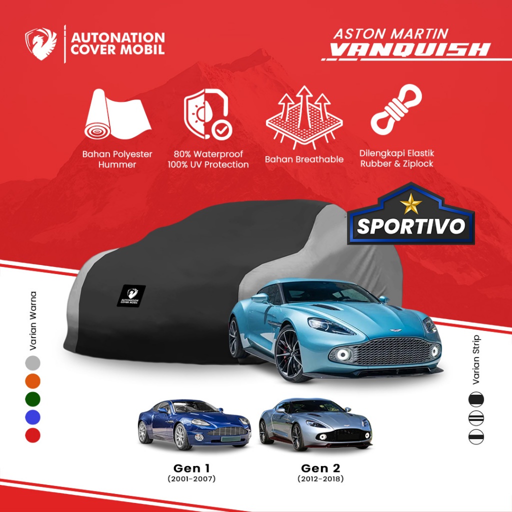 Autonation Garage – Cover Mobil Aston Martin Vanquish Sportivo Elite Hummer