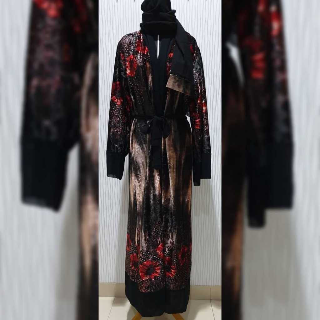 Kaftan Abaya Beludru Dubai