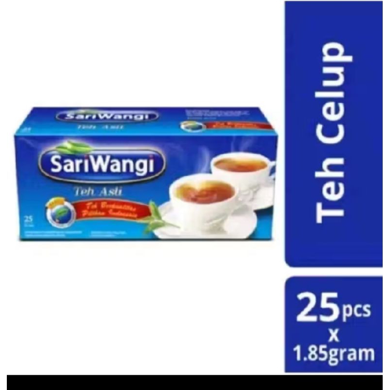 

teh sariwangi isi 25 pcs
