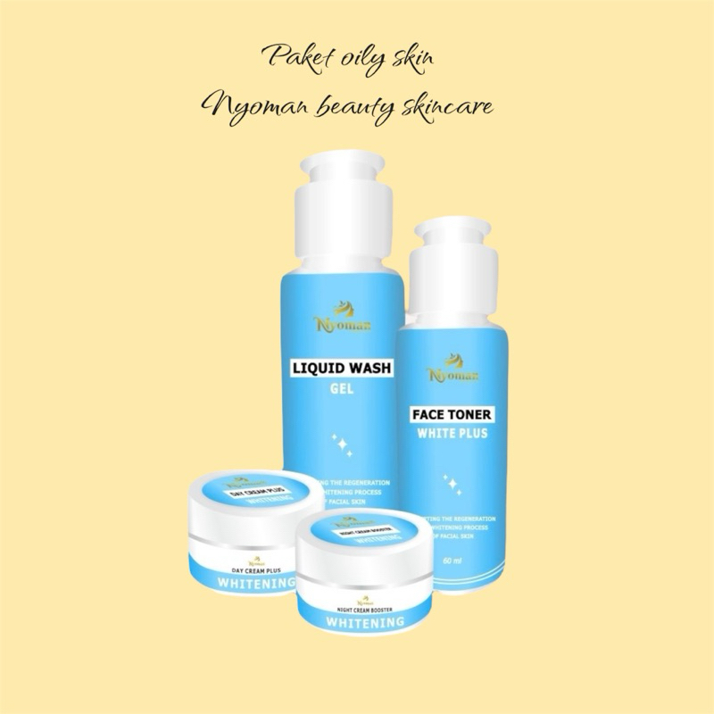 paket super whitening plus/ paket oily skin nyoman beauty skincare