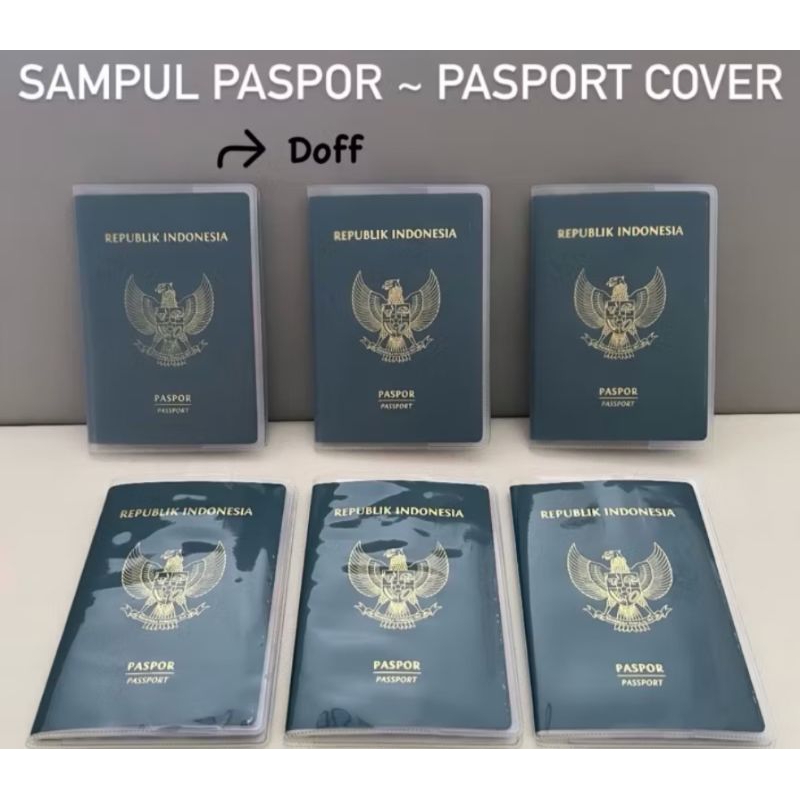 

MURAH!! SAMPUL PLASTIK PASPOR Doff