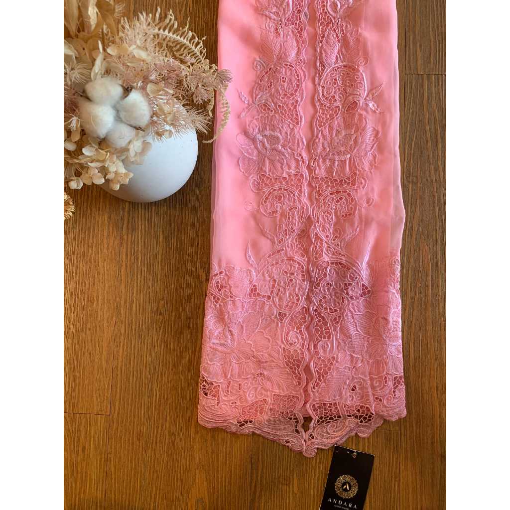 Kain Kebaya Bordir Manual