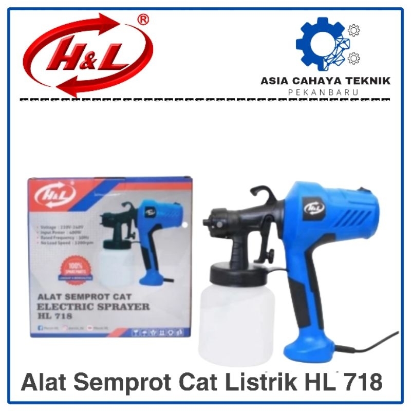 H&L HL 718 Alat Semprot Listrik Cat Tembok Electric Sprayer Gun Spray Gun SprayGun