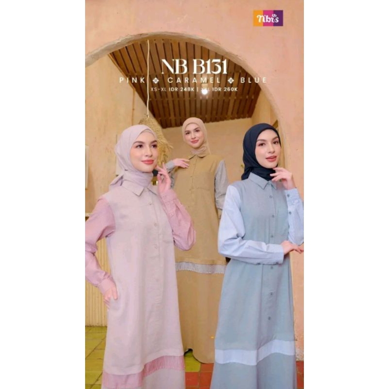 PROMO CUCI GUDANG NIBRAS || NIBRAS NB B131 CARAMEL || NB B131 PINK || SALE GAAMIS BRANDED NIBRAS CUC