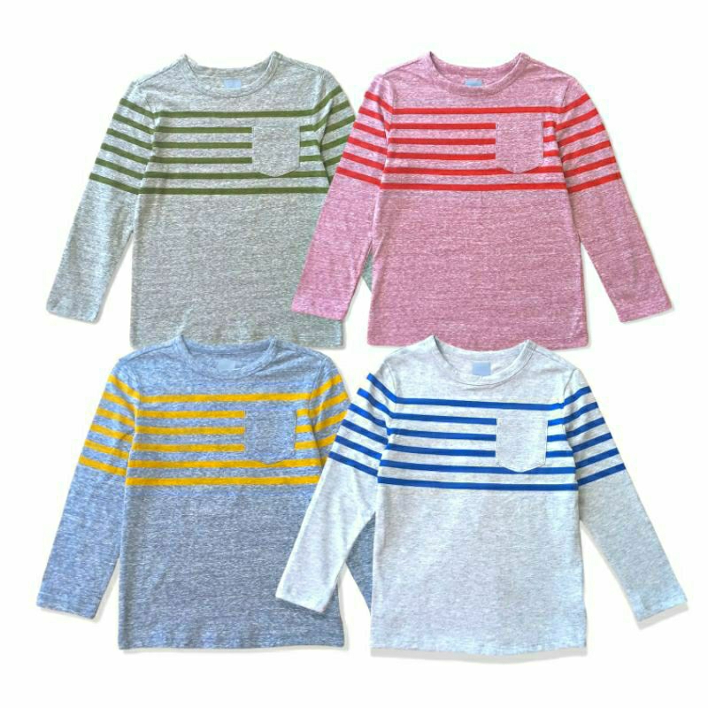 Kaos Anak Cowo Lengan Panjang Original Ex Garment - Fashion