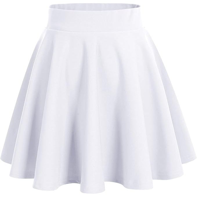 Rok Pendek Putih Polos Senam Aerobic Zumba Gym - Mini Skirt Sport - Rok Mini Olahraga