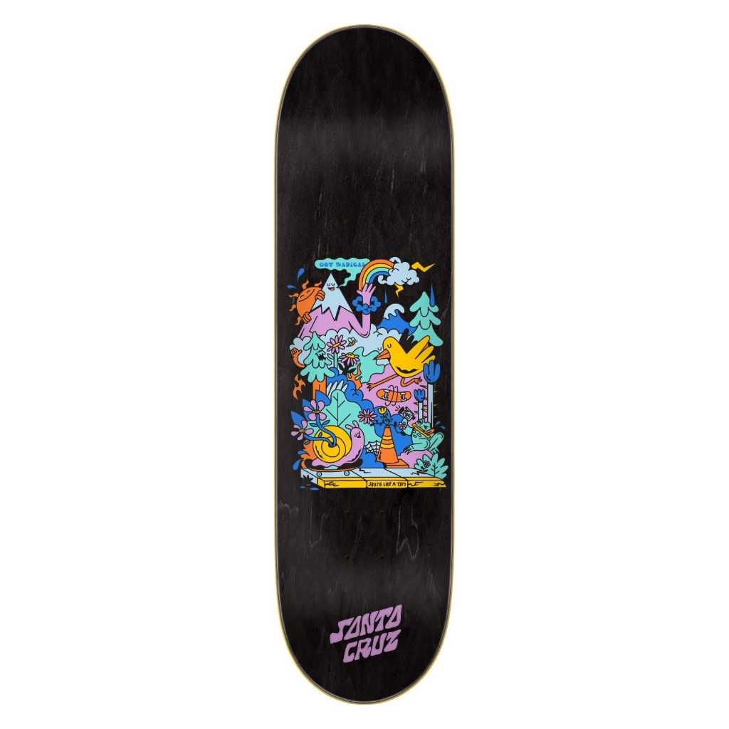 SANTA CRUZ SKATE LIKE A GIRL SKATE DECK 8.0" X 30.50"