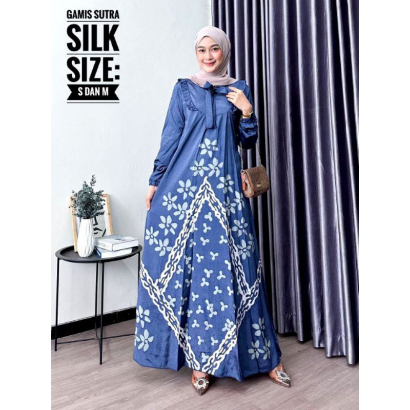 Gamis Sutra Silk Ory | Gamis Silk Silania
