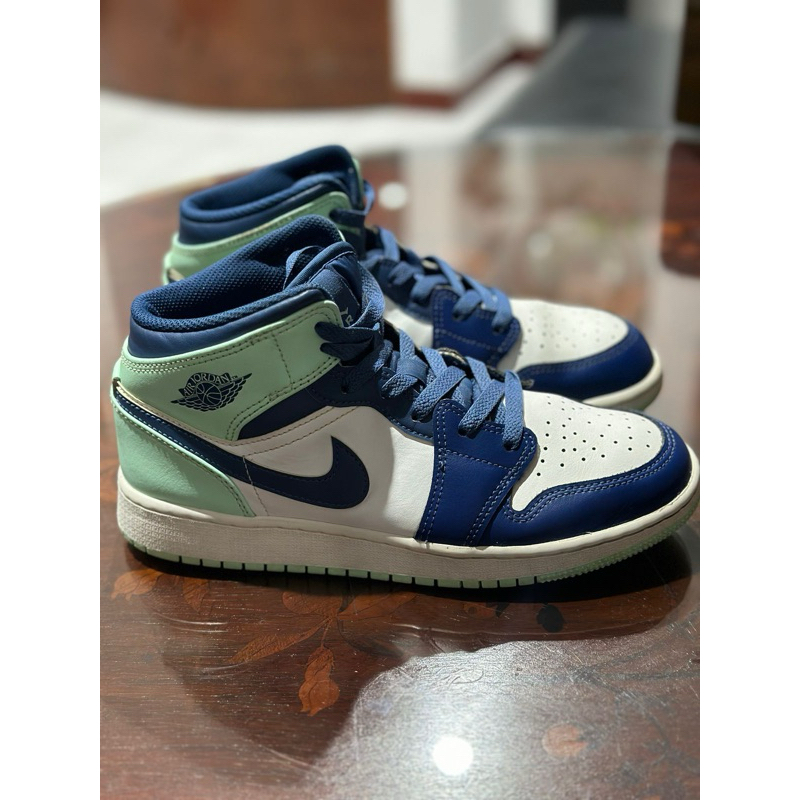 ORIGINAL NIKE AIR JORDAN 1 HI BLUE MINT GREEN PRELOVED