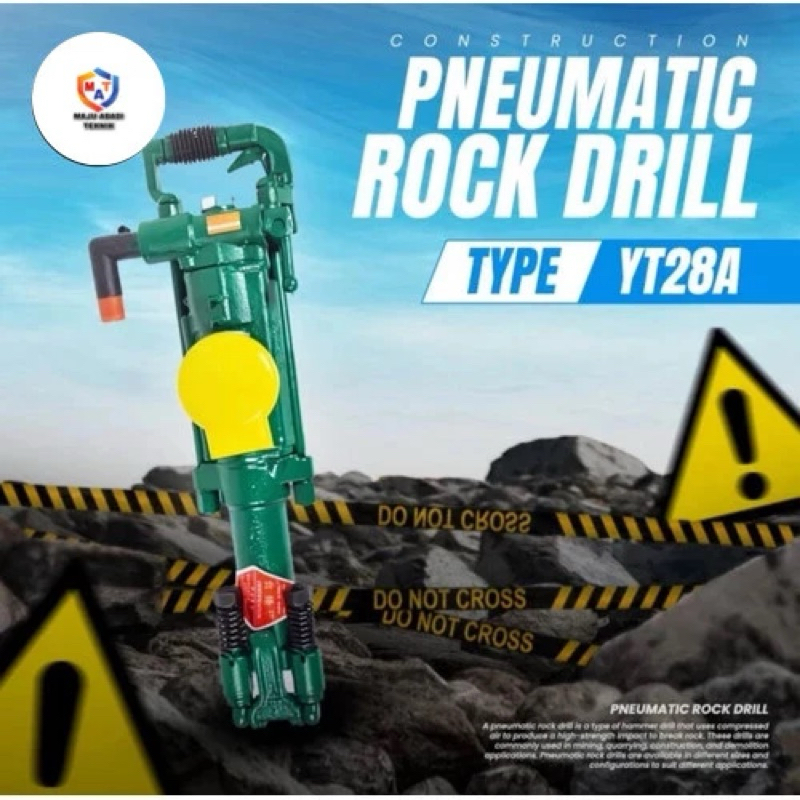 Mesin Bor Batu Tambang YT28 Air Rock Drill Pneumatic