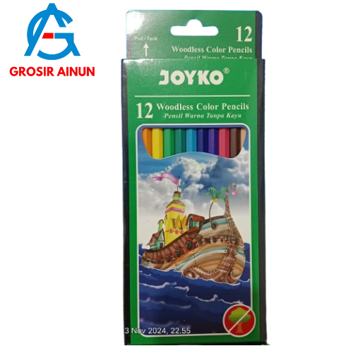 

GROSIR Joyko Pensil Warna 12 Warna Panjang P-103