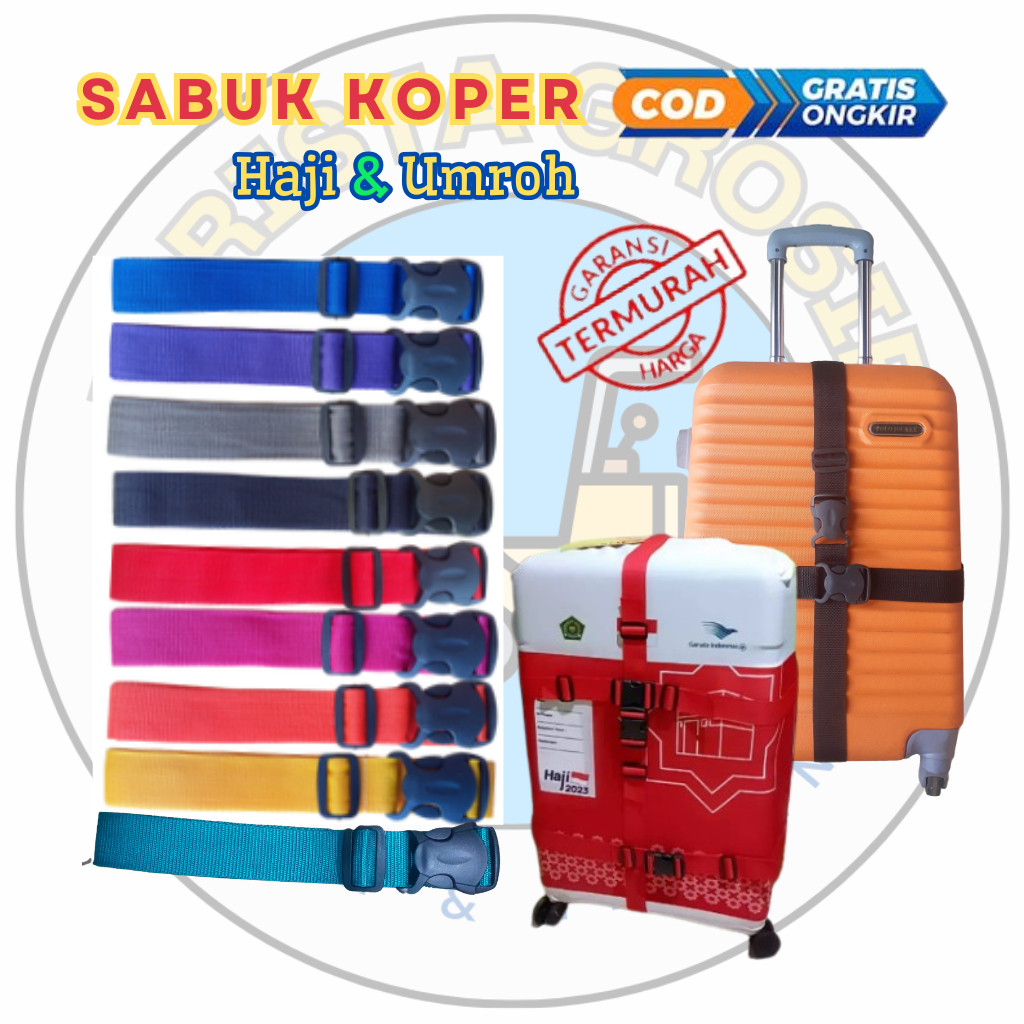 Belt Strap Sabuk Tali Pengaman Koper Haji dan Umroh / Strap Koper /Sabuk Koper / Pengikat Koper /Lug