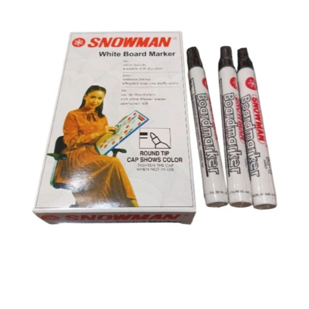 

Spidol Whiteboard SNOWMAN Original (Bisa Dihapus) Harga satuaN